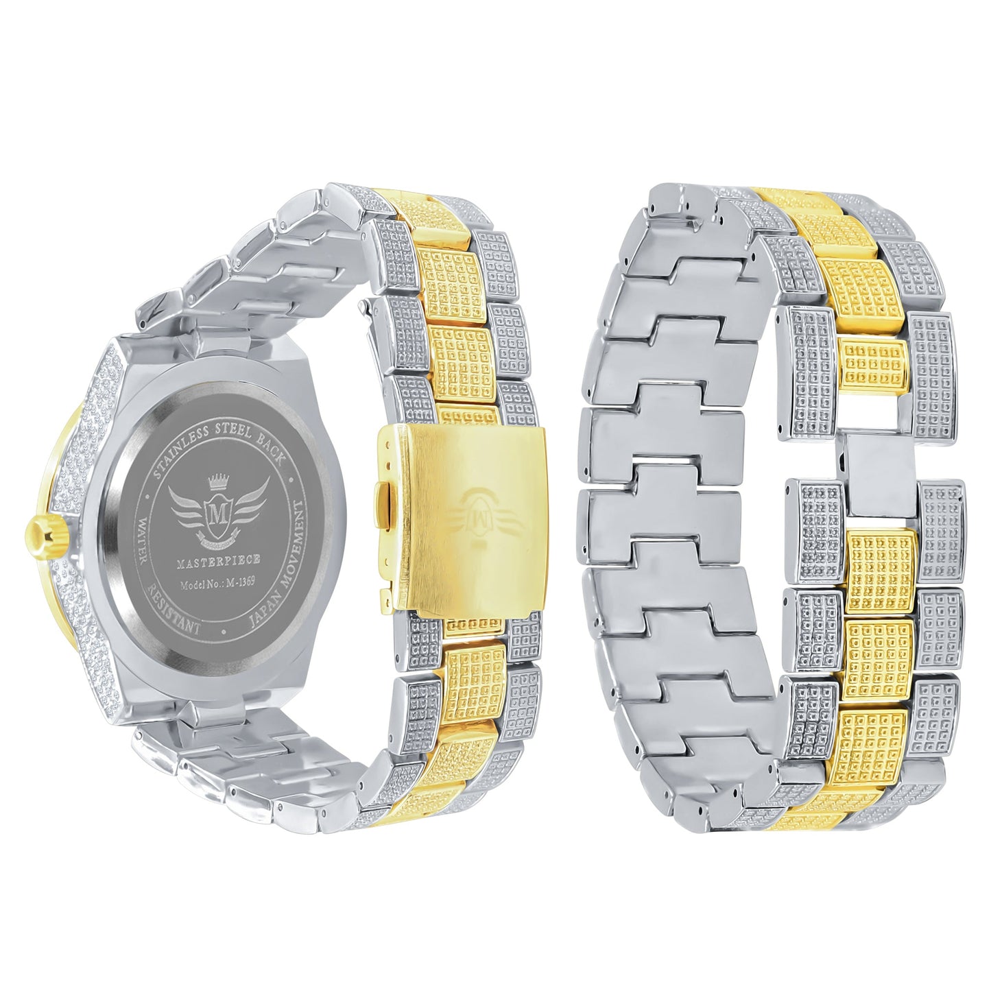 OYSTER CRYSTAL STONES WATCH SET | 5307542