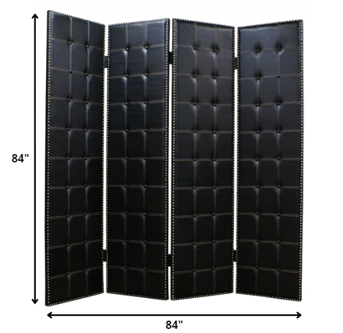 Black Faux leather  Screen