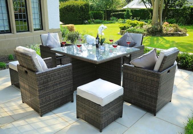 Square Outdoor Dining Set