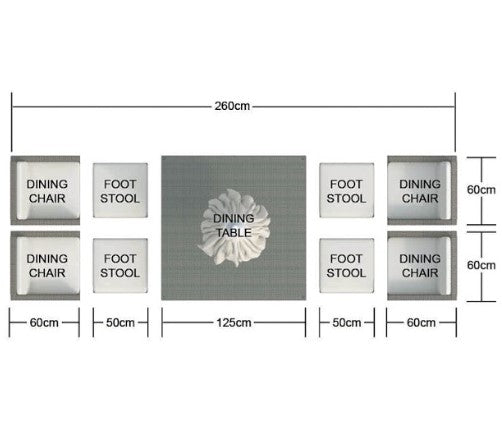 Square Outdoor Dining Set