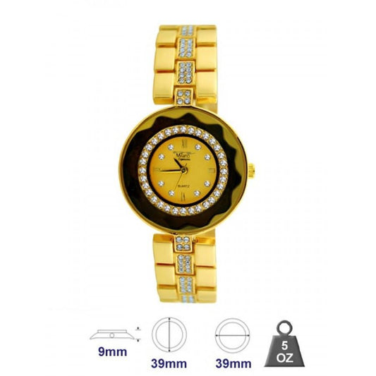 Women metal band watch