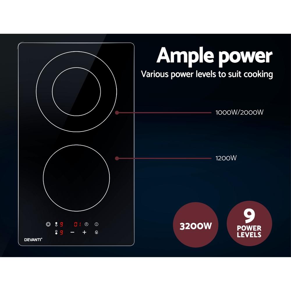 Devanti Electric Ceramic Cooktop