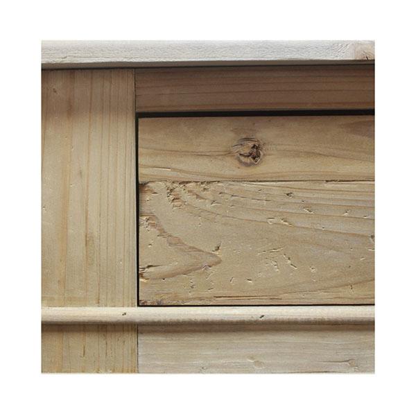 Curtis 2 Drawer Large Console Natural Reclaimed Timber