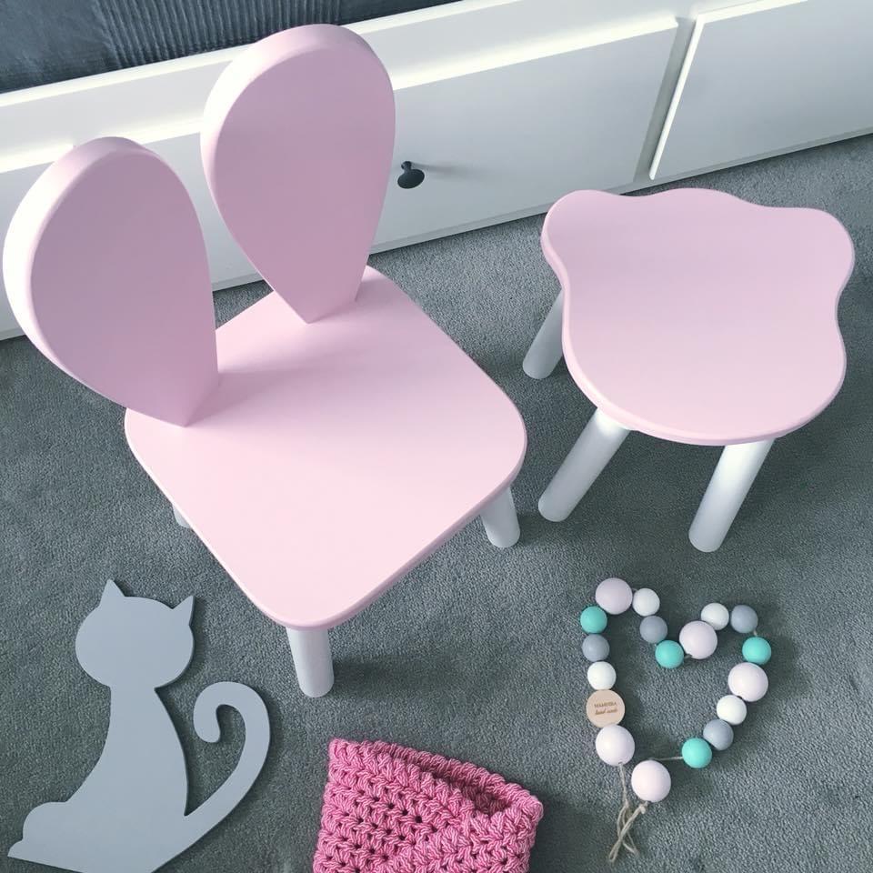 Handmade Bunny Chair - White