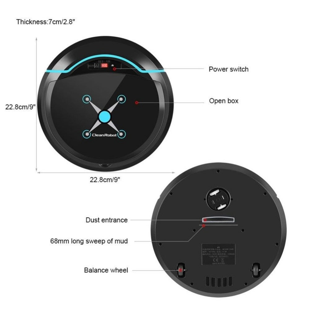 Intelligent Automatic Sweeping Robot Vacuum