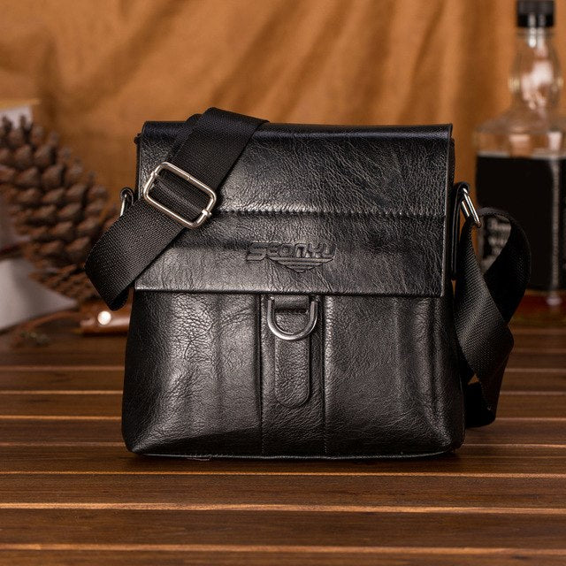 Men Fashion Business Handbag Dual-use Handbag And