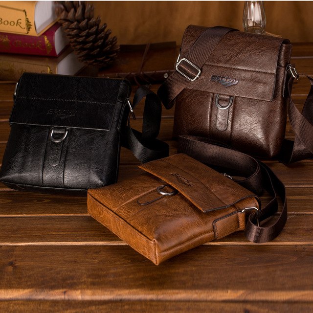 Men Fashion Business Handbag Dual-use Handbag And