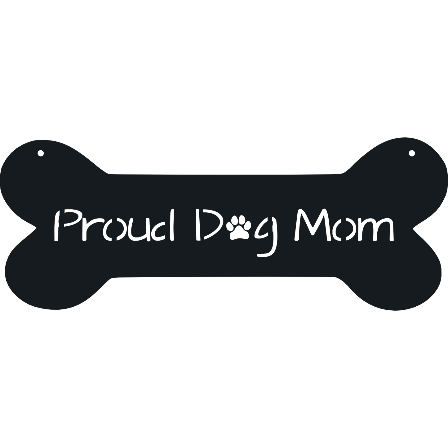 Proud Dog Mom - Metal Wall Art