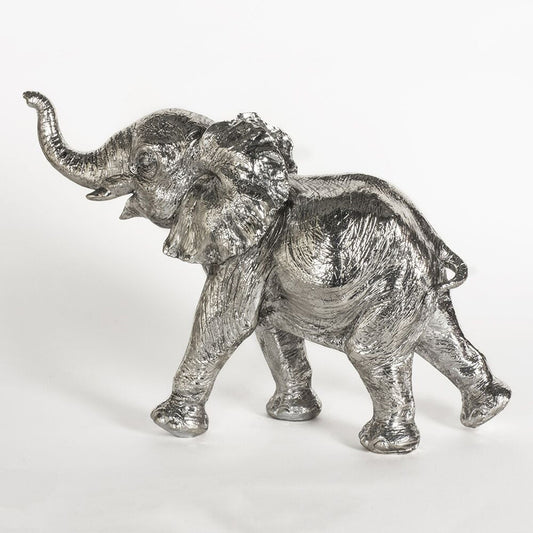 Silver Elephant Figurine