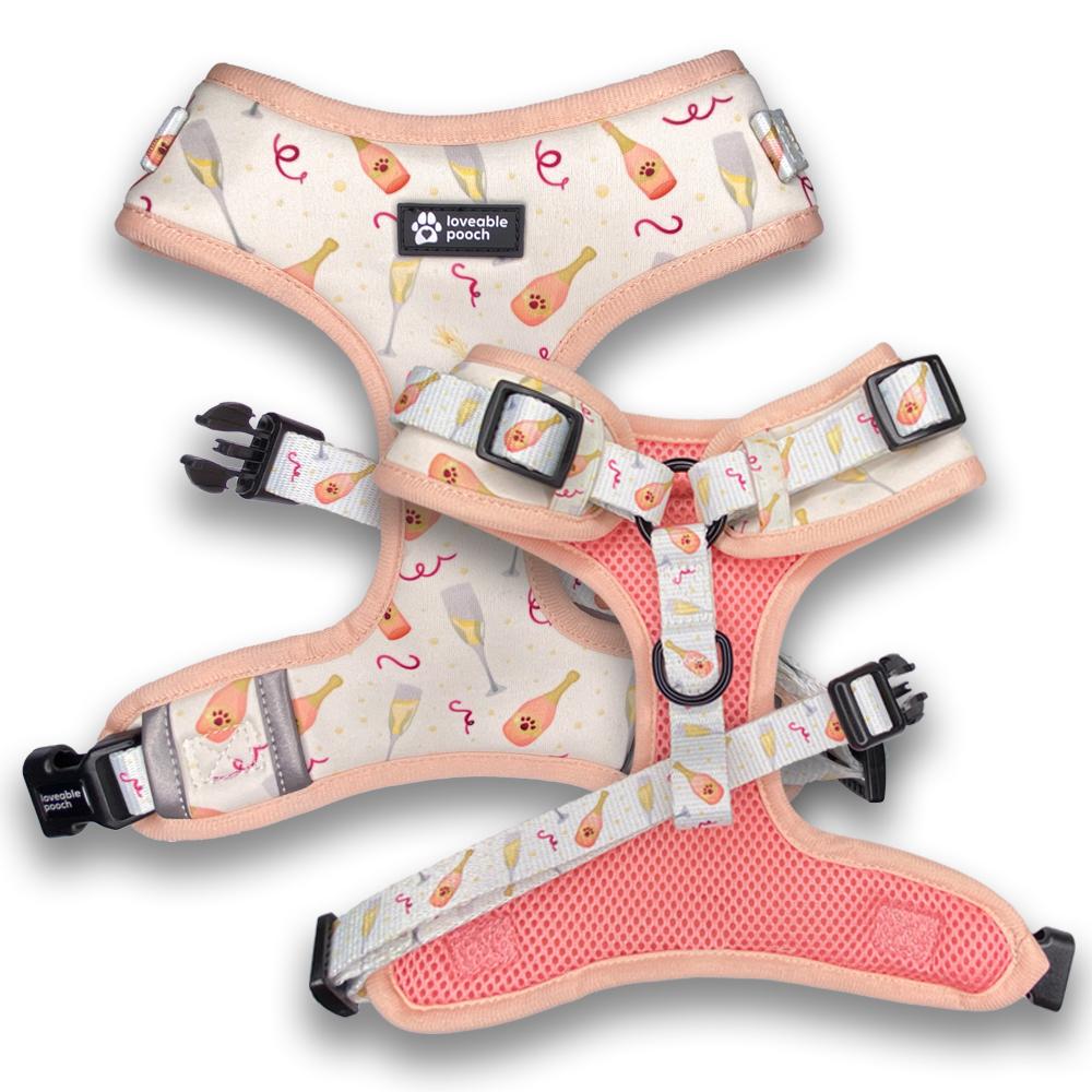 Rosé All Day Adjustable Dog Harness