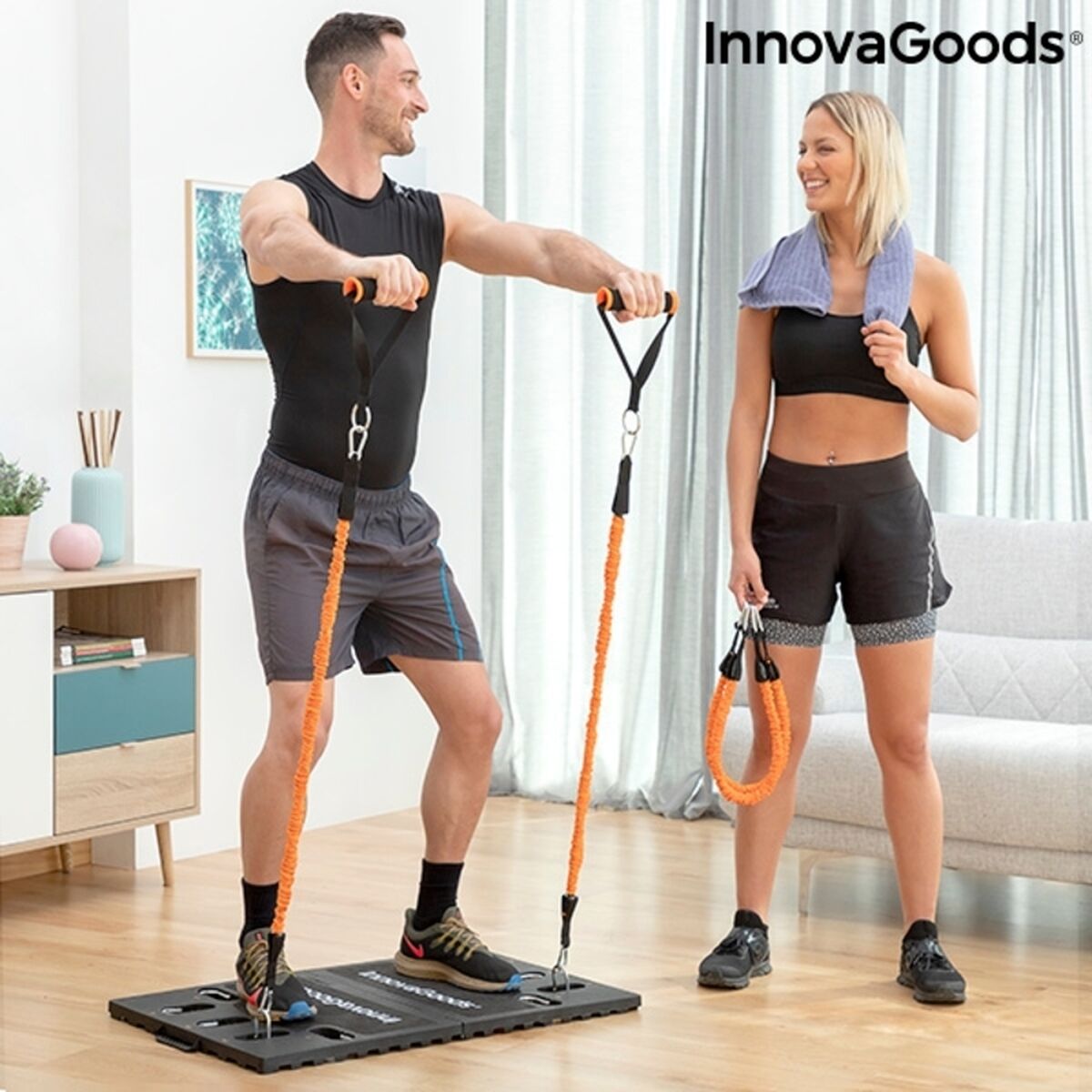 Integrated Portable Training System with Exercise Guide