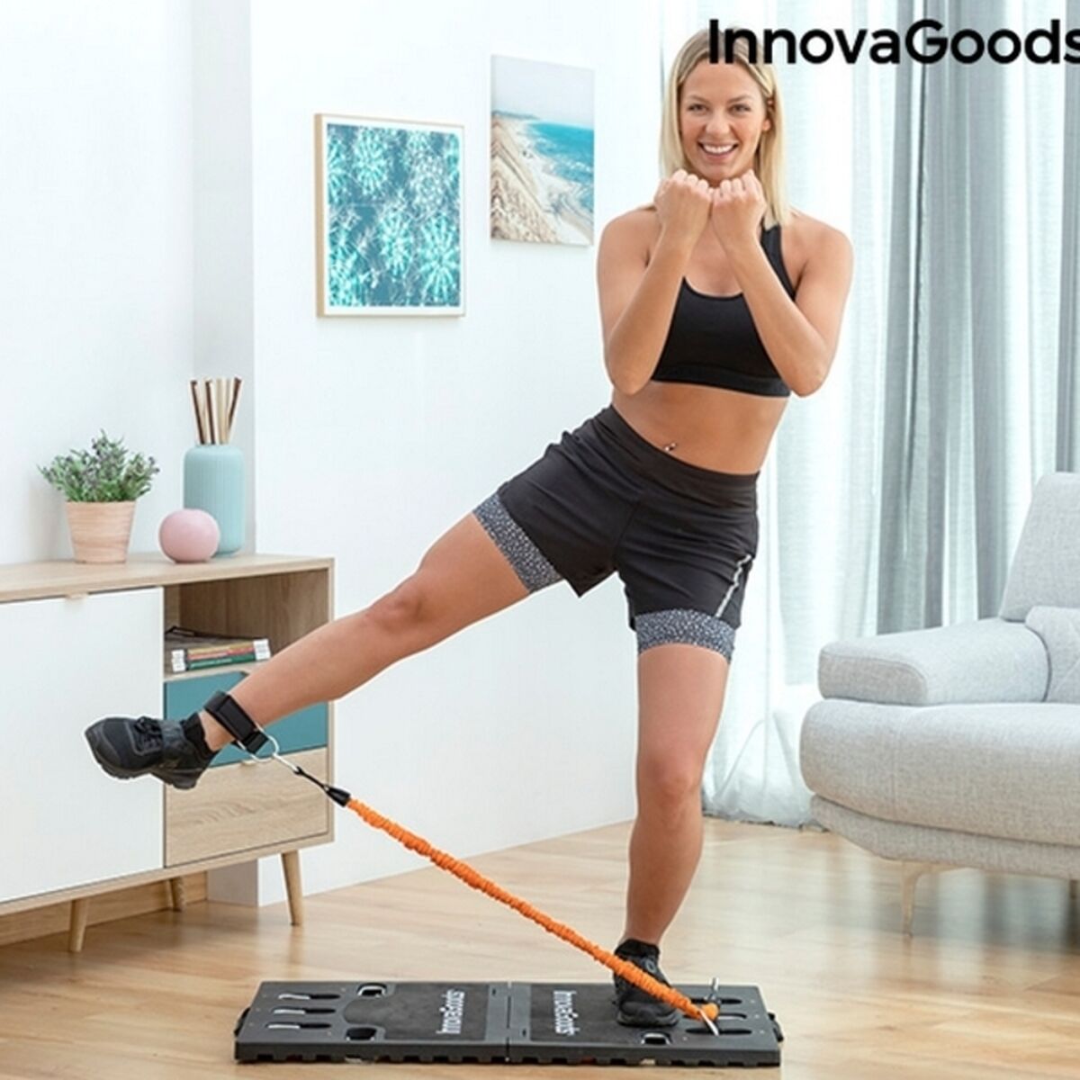 Integrated Portable Training System with Exercise Guide