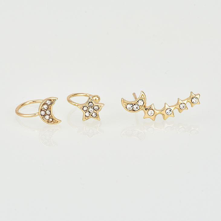 Star Earring and Cuff Set