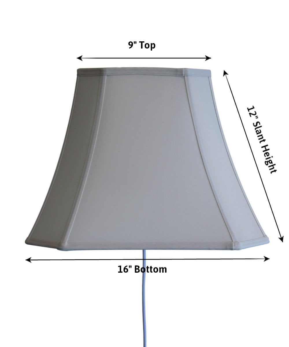 Floating Shade Plug-In Wall Light Eggshell