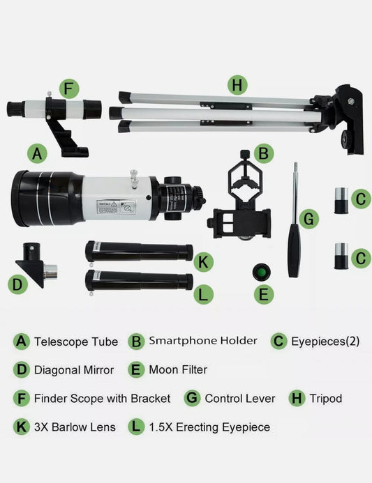 Dragon Z9i Astronomical Telescope Toy for UFO and Stars Viewing