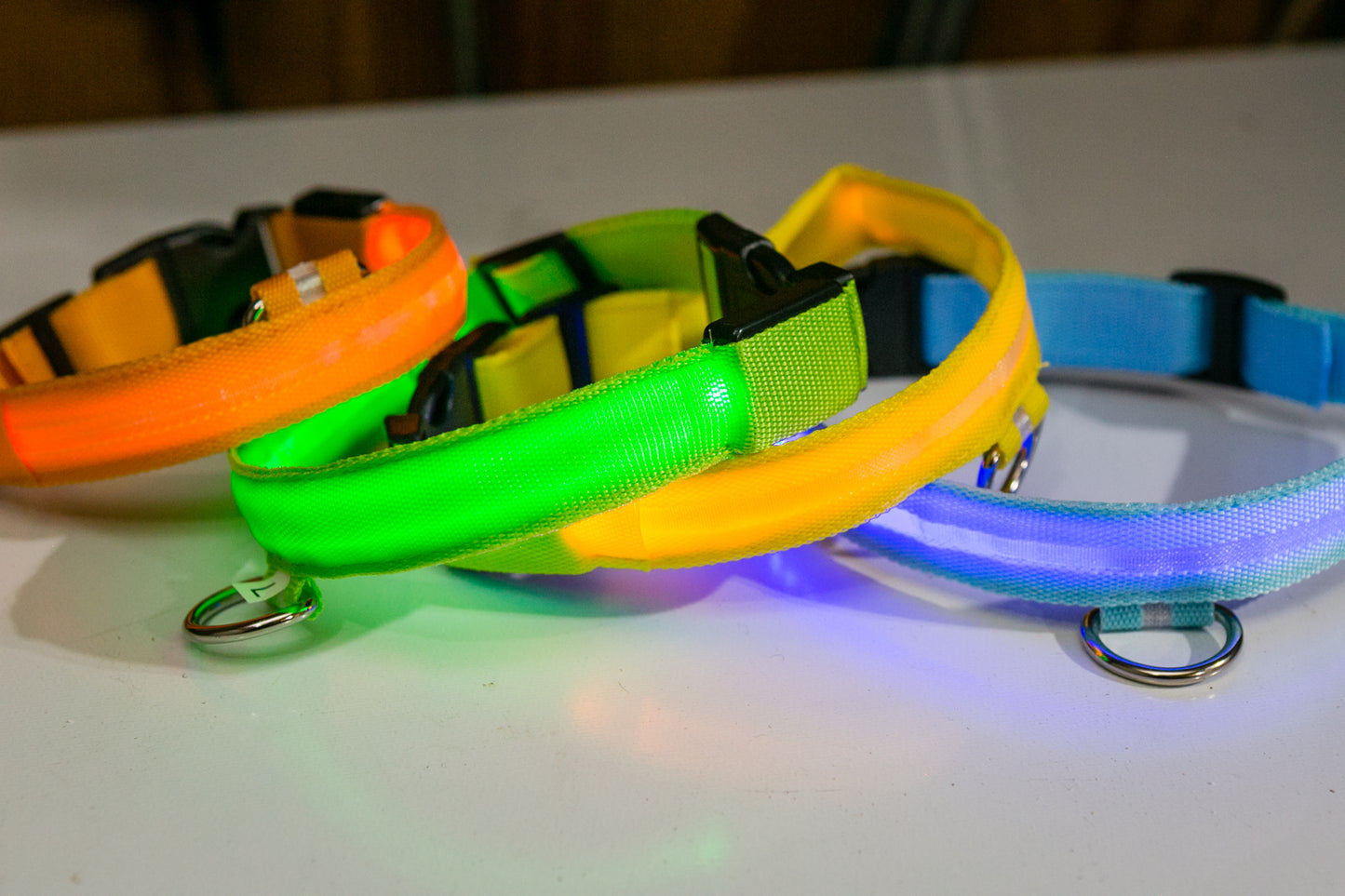 USB RECHARGEABLE LED PET DOG COLLAR