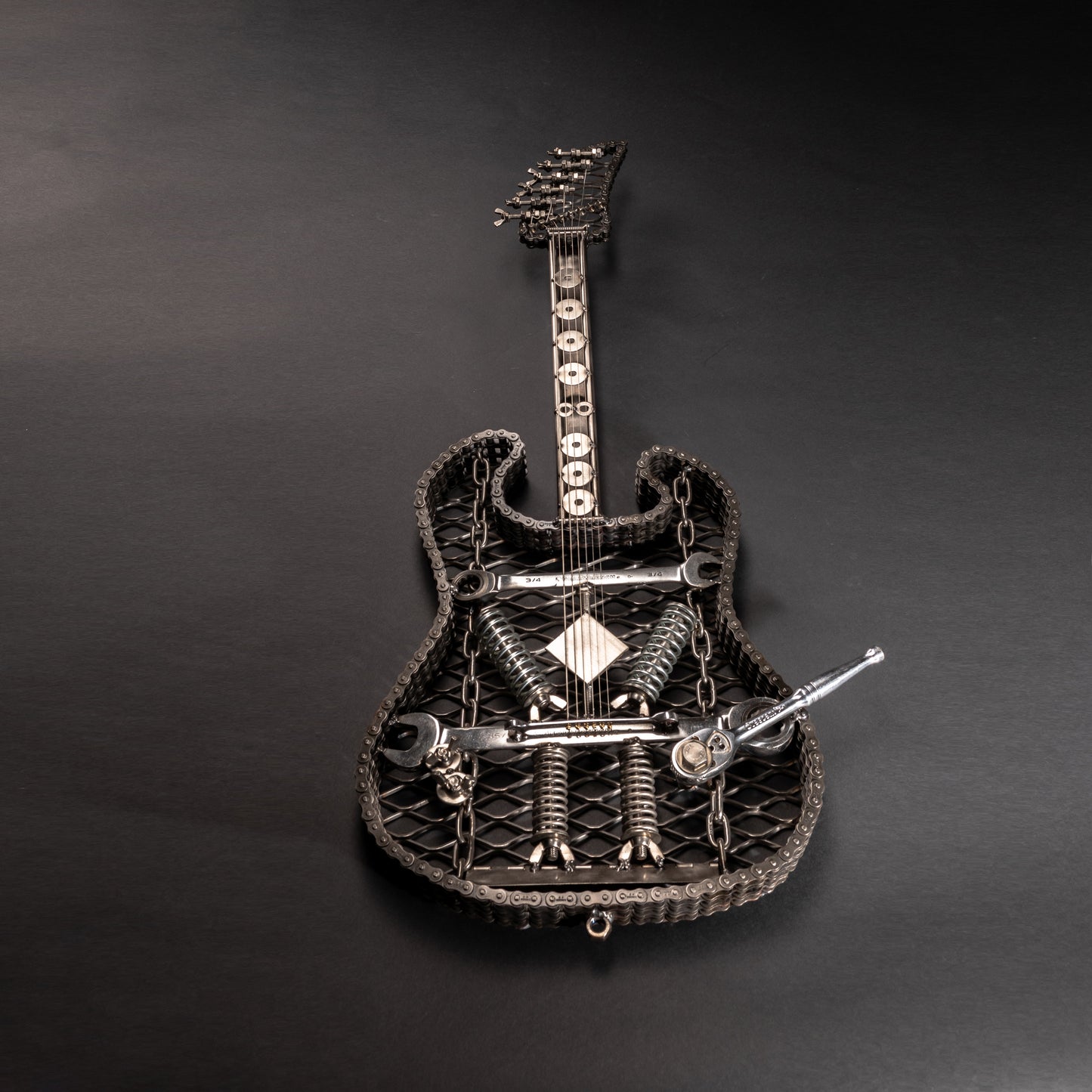 Guitar Sculpture Heavy Metal Wall Art