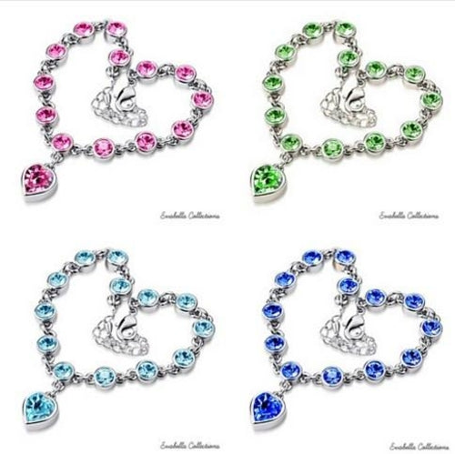 Happy Hearts Crystal Bracelet