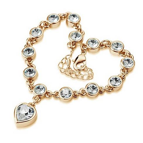 Happy Hearts Crystal Bracelet