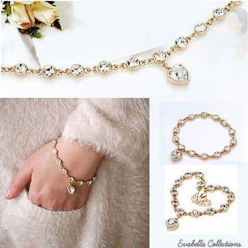 Happy Hearts Crystal Bracelet