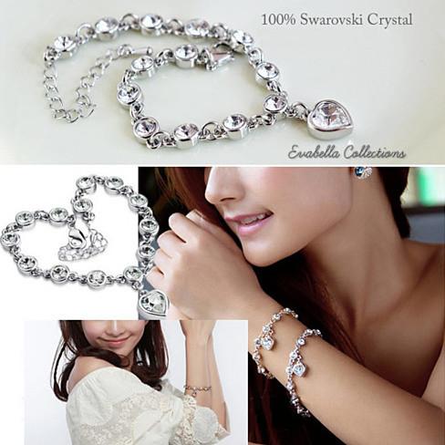 Happy Hearts Crystal Bracelet