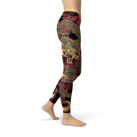 Womens Dragon Leggings