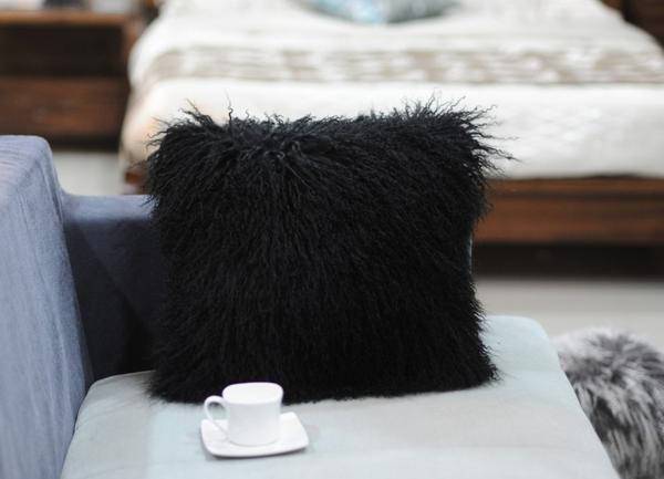 Square Furry Pillow.