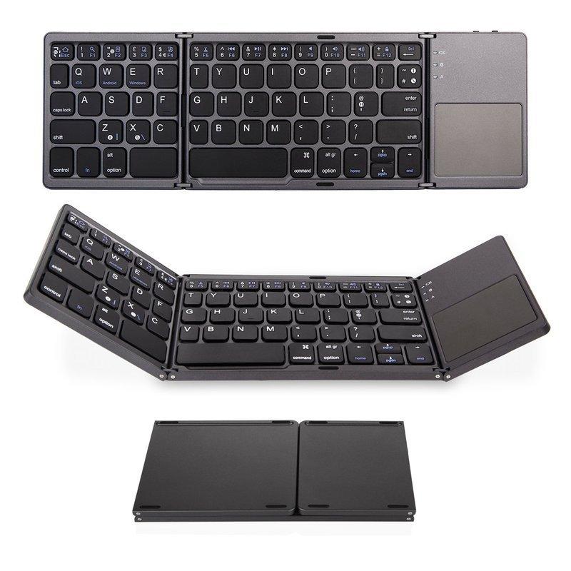 Portable Triple Folding Bluetooth Keyboard Wireless