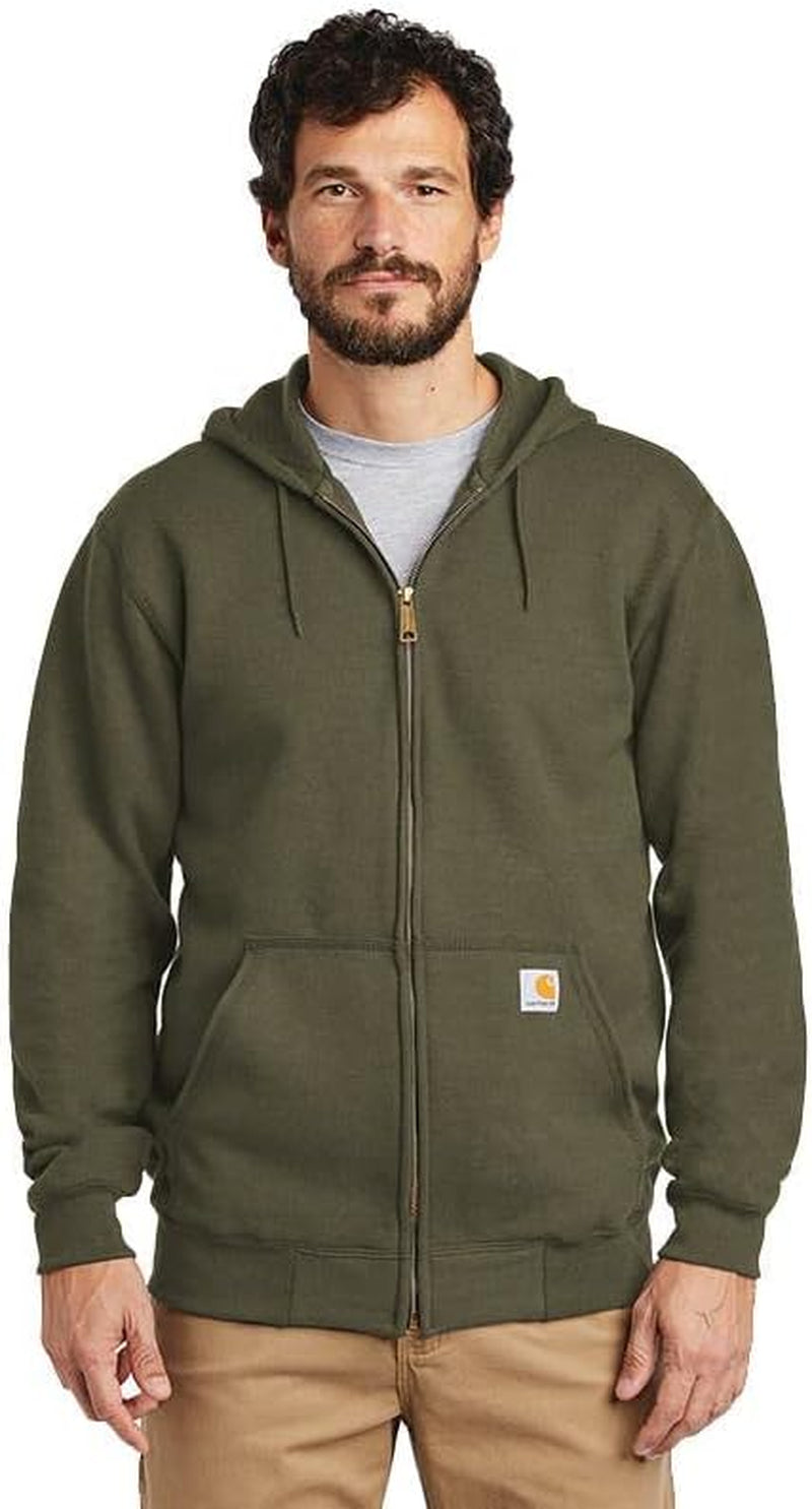 Men'S Loose Fit Midweight Full-Zip Sweatshirt